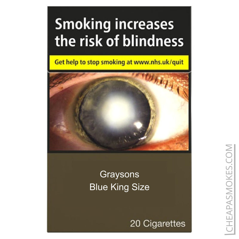 Graysons Blue King Size Cigarettes