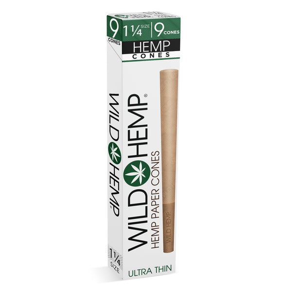 Wild Hemp: Hemp Pre Rolled Cones King Size 9 Pack