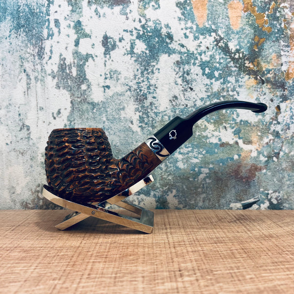 Lorenzetti Tevere Rustic Brown Pipe #3