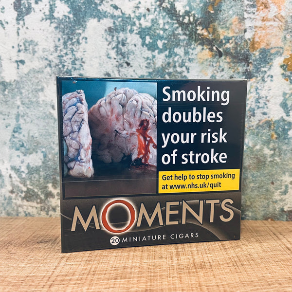 Moments Black Cigarillos – Bold & Rich Dark Tobacco Cigarillos