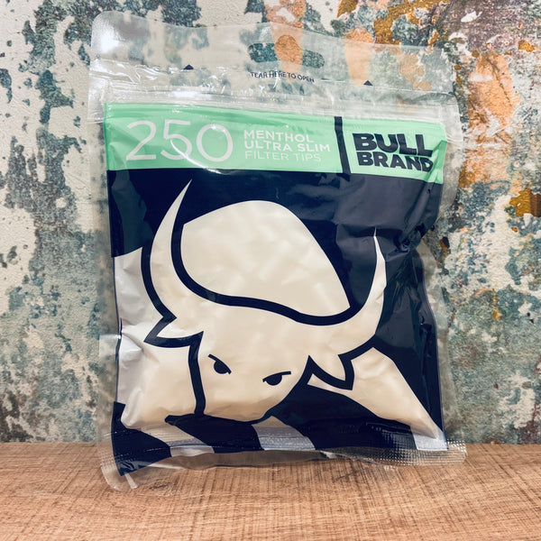 Bull Brand Ultra Slim Menthol Filters 250 Bag